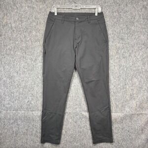 BYLT Everyday Pants 2.0 Slim Fit Men's 33x29 Gray Stretch Golf Work Chino